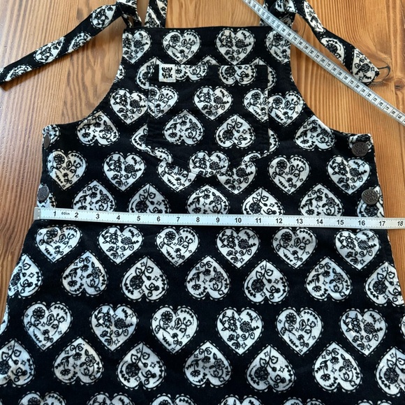 Lucy & Yak Mini Pini Corduroy Heart Print Dress - Picture 11 of 12
